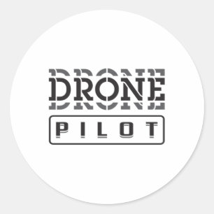 Adesivo Piloto de drones de drones de fPV drones engraçad