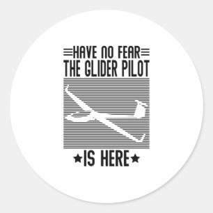 Adesivo Piloto de planadores  Presentes de hobby para as p
