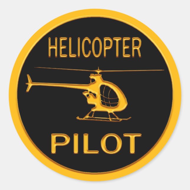 Adesivo Piloto do helicóptero (Frente)