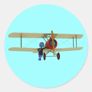 Adesivo Piloto e biplano