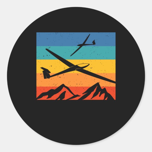 Adesivo Piloto Glider de Planador de Navegação (Frente)