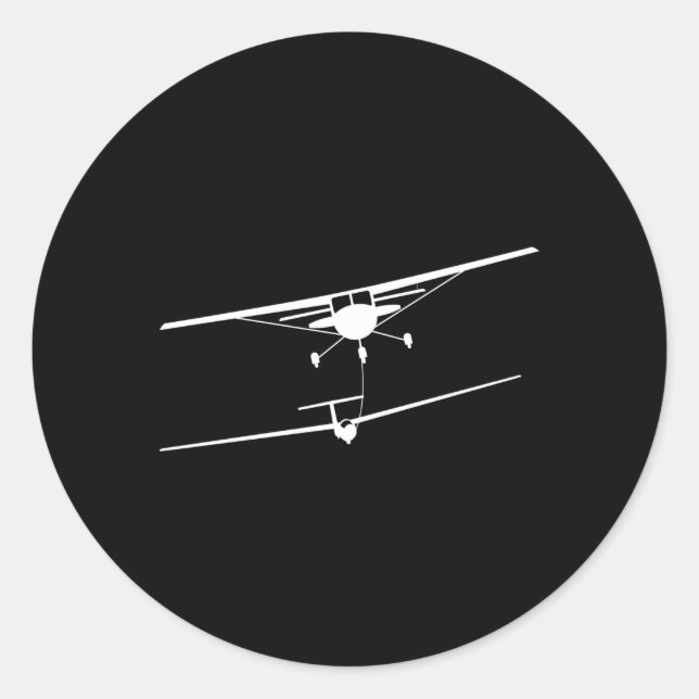 Adesivo Piloto Glider Sendo Rebocado (Frente)