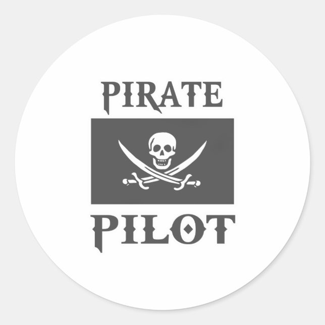 Adesivo Piloto Pirata (Frente)