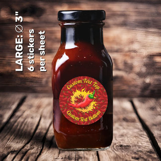 Adesivo Pimenta com Vinheta