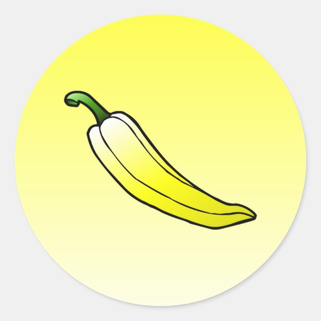 Adesivo Pimenta De Bell - Vinheta Redonda Clássica De Pime (Frente)