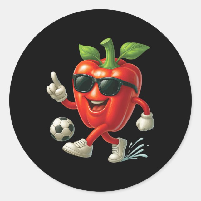 Adesivo Pimentão Futebol  (Frente)