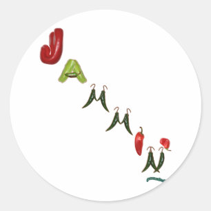 Adesivo Pimentas de pimentão de Jammin