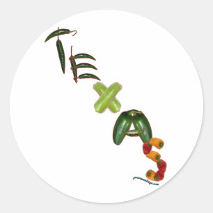 Adesivo Pimentas de pimentão de Texas