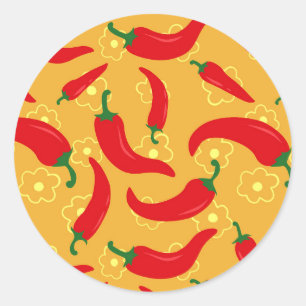 Adesivo Pimentos quentes