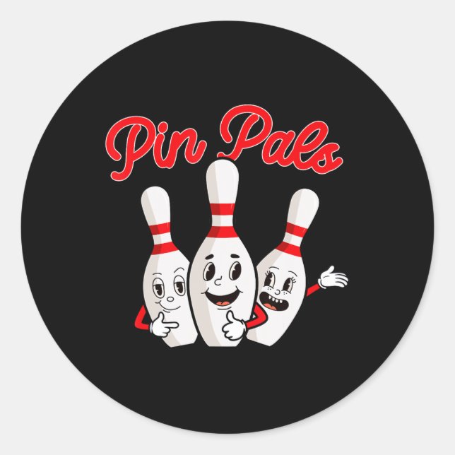 Adesivo Pin Pals - Bowler da Boliche (Frente)