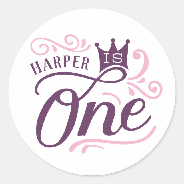 Adesivo Pinças de primeira Festa de aniversário da Princes (Frente)