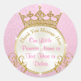 Adesivo Pinças e palitos de princesa personalizados, cor-d