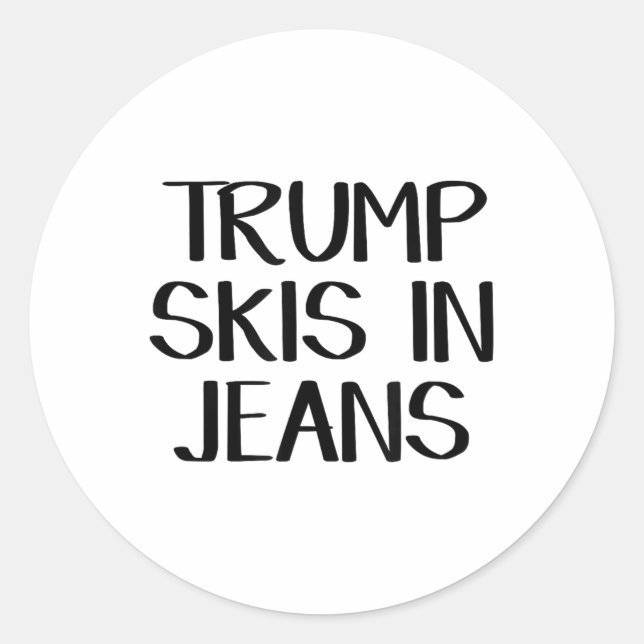 Adesivo Pincéis De Trump Em Jeans _2 (Frente)