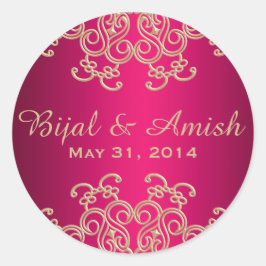 ADESIVO PINCO QUENTE E ÍNDIO DOURADO INSPIRADO OBRIGADO