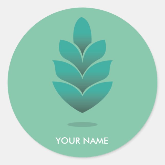 ADESIVO PINE CONE STICKER PASTEL TURQUOISE (Frente)