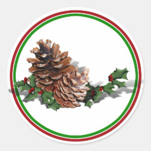 Adesivo Pine Cones de Natal