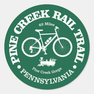 Adesivo Pine Creek Rail Trail (ciclismo)
