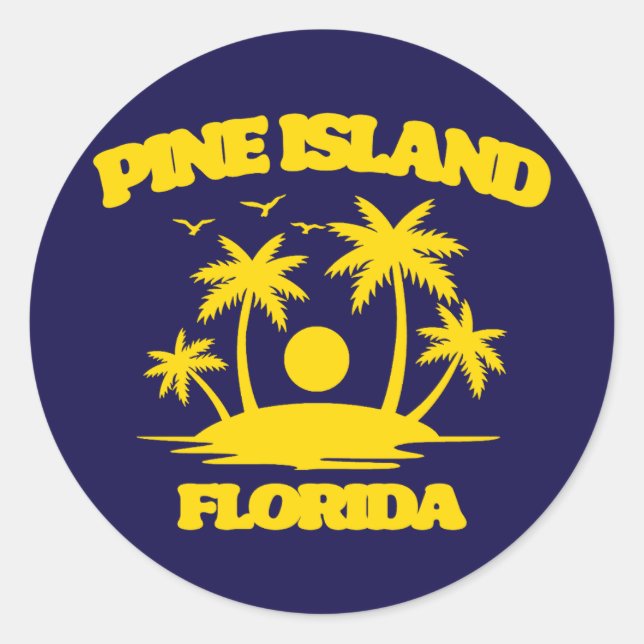Adesivo Pine Island Florida (Frente)