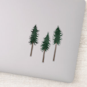 Adesivo Pine Trees Minimalista