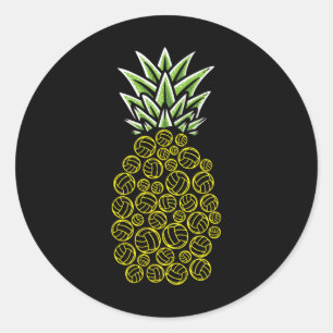 Adesivo Pineapple Aloha Beaches Hawaii Beach Voleibol -