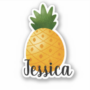 ADESIVO PINEAPPLE DE NOME PERSONALIZADO