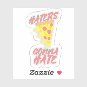 Adesivo Pineapple em Pizza Pizza Custom-Cut Vinyl Sticker