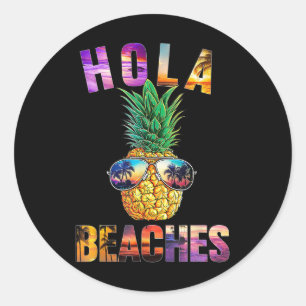 Adesivo Pineapple Sungles Aloha Beaches Havaii Havaiano Wo