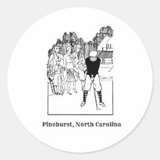 Adesivo Pinehurst North Carolina Vintage Golf Sticker