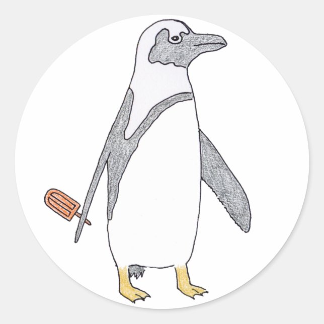 Adesivo pinguim (Frente)