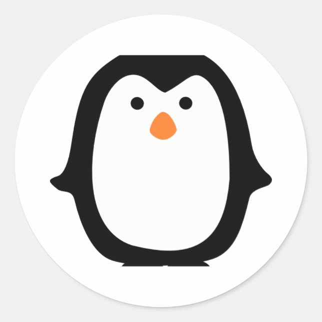 Adesivo Pinguim (Frente)