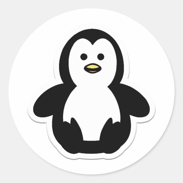 Adesivo pinguim (Frente)
