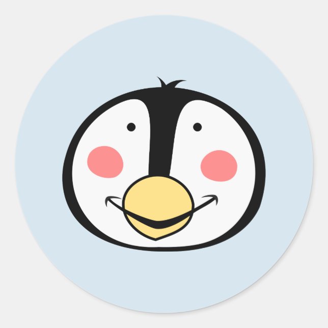 Adesivo Pinguim (Frente)