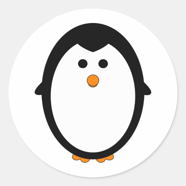 Adesivo Pinguim (Frente)