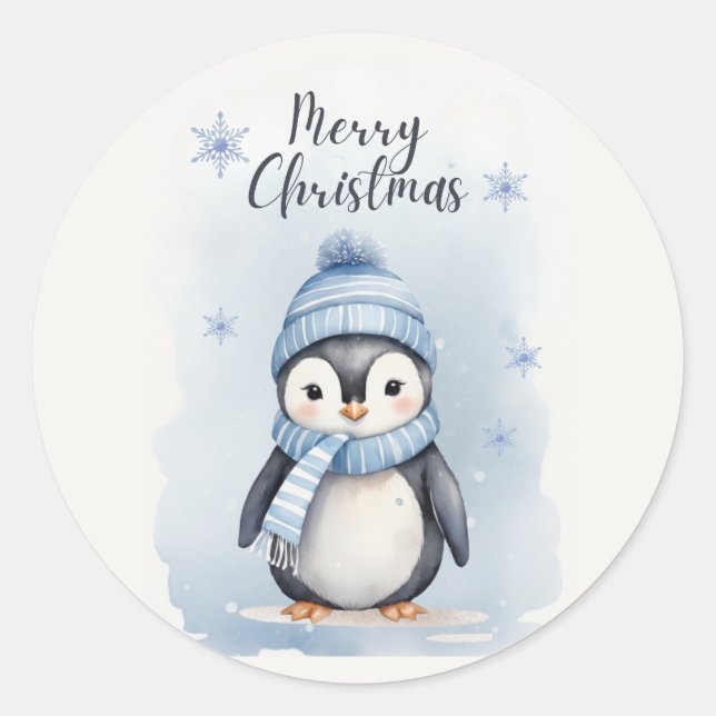 Adesivo "Pinguim Bonito" (Frente)