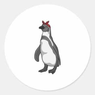 Adesivo Pinguim com Bandana