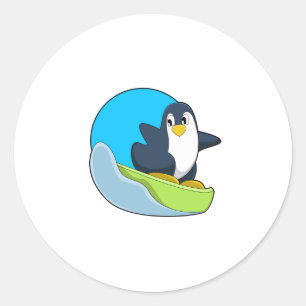Adesivo Pinguim como Snowboarder com Sonowboard.PNG