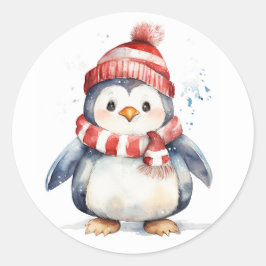 Adesivo Pinguim Natal