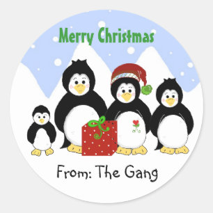 Adesivo Pinguim Natal De Todos Nós