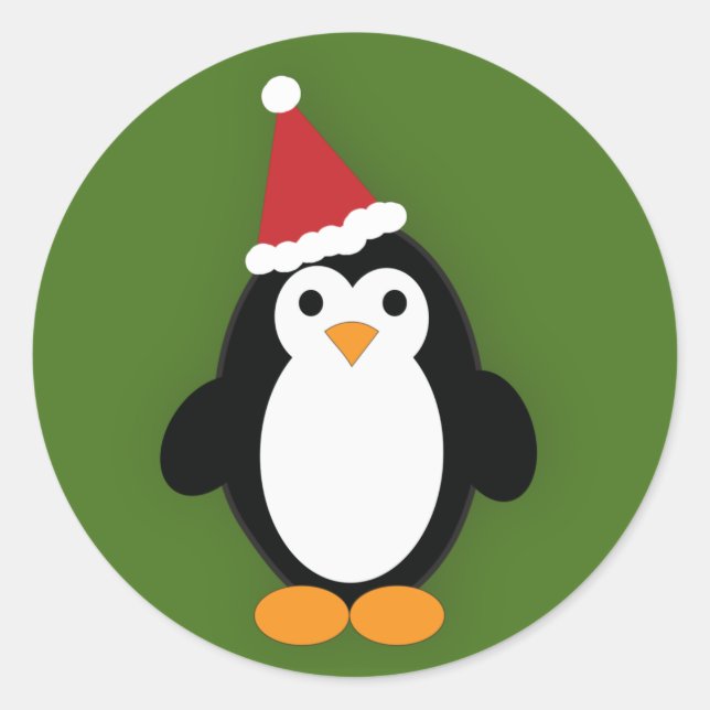 Adesivo Pinguim Papais noeis (Frente)