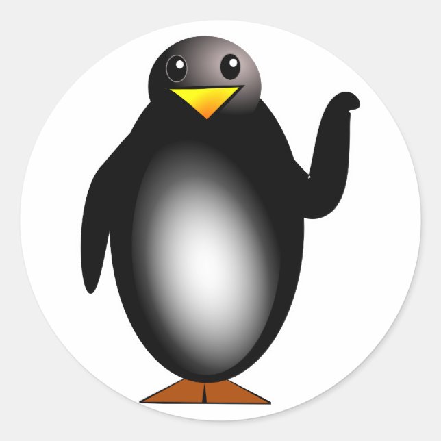 Adesivo Pinguim penguin (Frente)