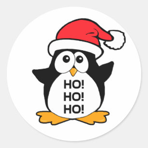 Adesivo Pinguim Pinguim Legal Ho Ho Ho Ho