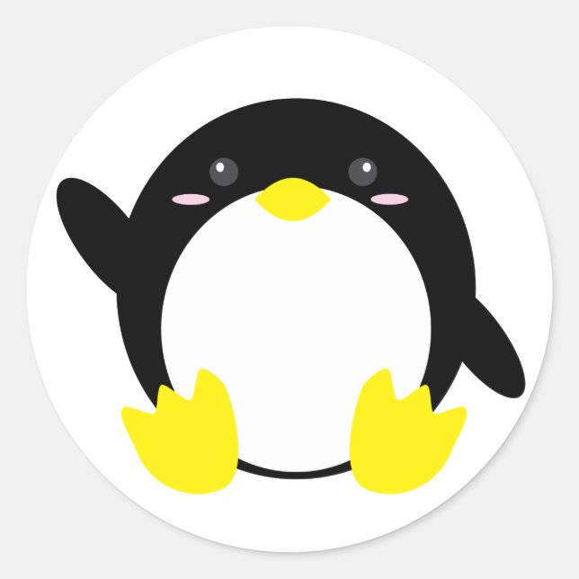 Adesivo Pinguins Adoráveis (Frente)