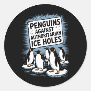 Adesivo Pinguins Contra Furos De Gelo Autoritários Resiste