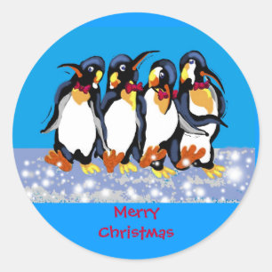 Adesivo Pinguins de Natal