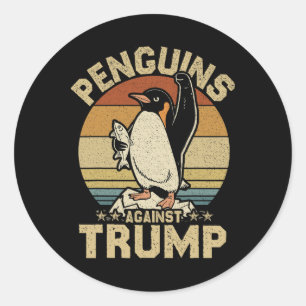 Adesivo Pinguins Pinguins Contra Pinguins Engraçados