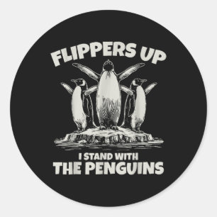 Adesivo Pinguins Pinguins Contra Pinguins Engraçados
