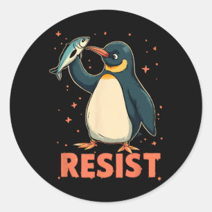 Adesivo Pinguins Pinguins Contra Pinguins Engraçados