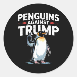 Adesivo Pinguins Pinguins Contra Pinguins Engraçados