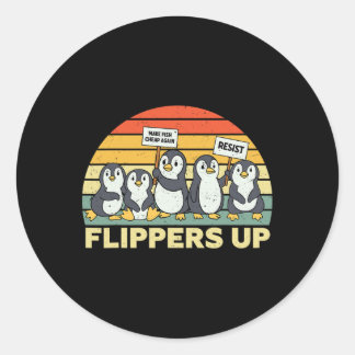 Adesivo Pinguins Pinguins Contra Pinguins Engraçados