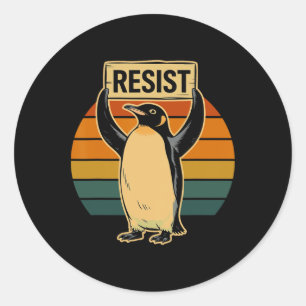 Adesivo Pinguins Pinguins Contra Pinguins Engraçados